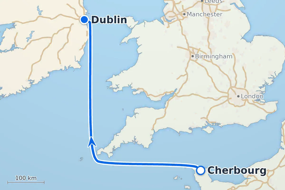 Cherbourg - Dublin